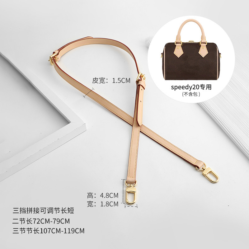 Factory direct sales speedy20 canvas bag with shoulder strap presbyopia bag crossbody wide replacement strap buy alone