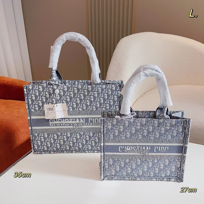 D’s classic shopping bag satchelembroider bag women’s shopping bag women’s tote bag fashion large capacity trendy open bag