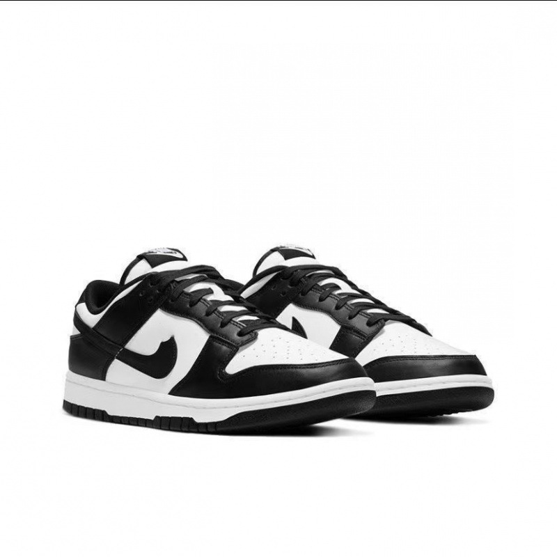 Trendy black and white panda design sneakers – available in university blue and burgundy – lightweight casual shoes for men and women