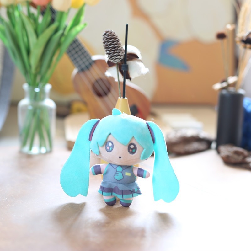 Internet celebrity cute cute hatsune doll pendant stuffed toy doll book bag hanging ornament keychain rag doll doll 1