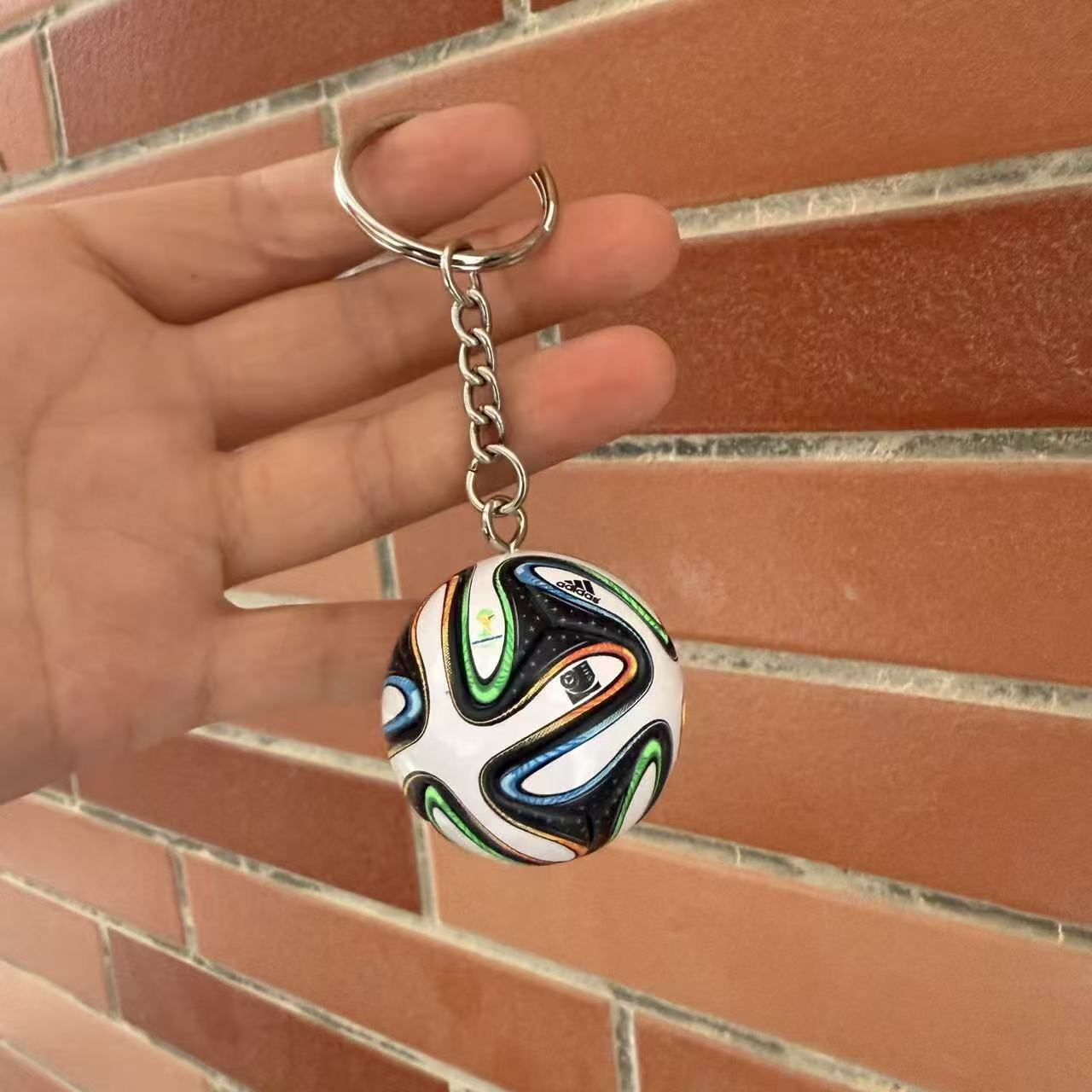 Mini soccer ball keychain bag charm – world cup souvenir – perfect birthday gift for male soccer fans