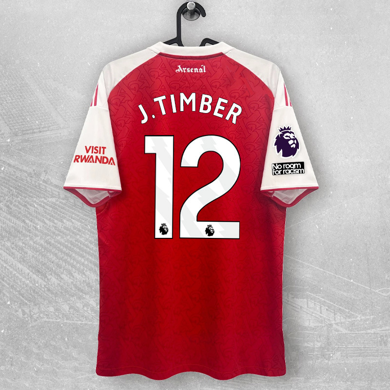 Arsenal 2526 home jersey champions league player version sakarafiori edgedog havertz rais