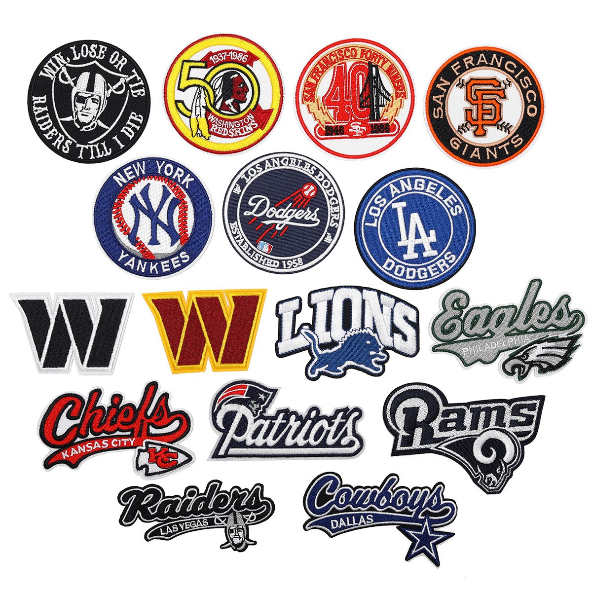 Yaxiu new arrival sports team logo baseball team logo cloth patch clothing bag packaging patch hole patch computer embroider 1
