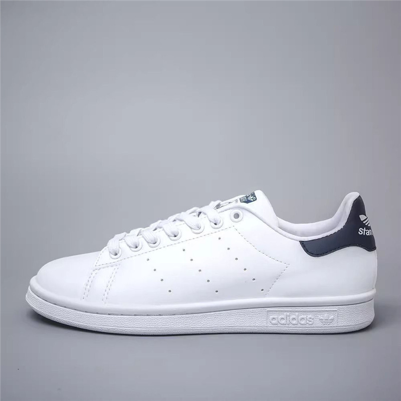 Classic pure original three-leaf men’s and women’s shoes couple sneakers smith student easiest for matchcasualwhite shoes sneakers
