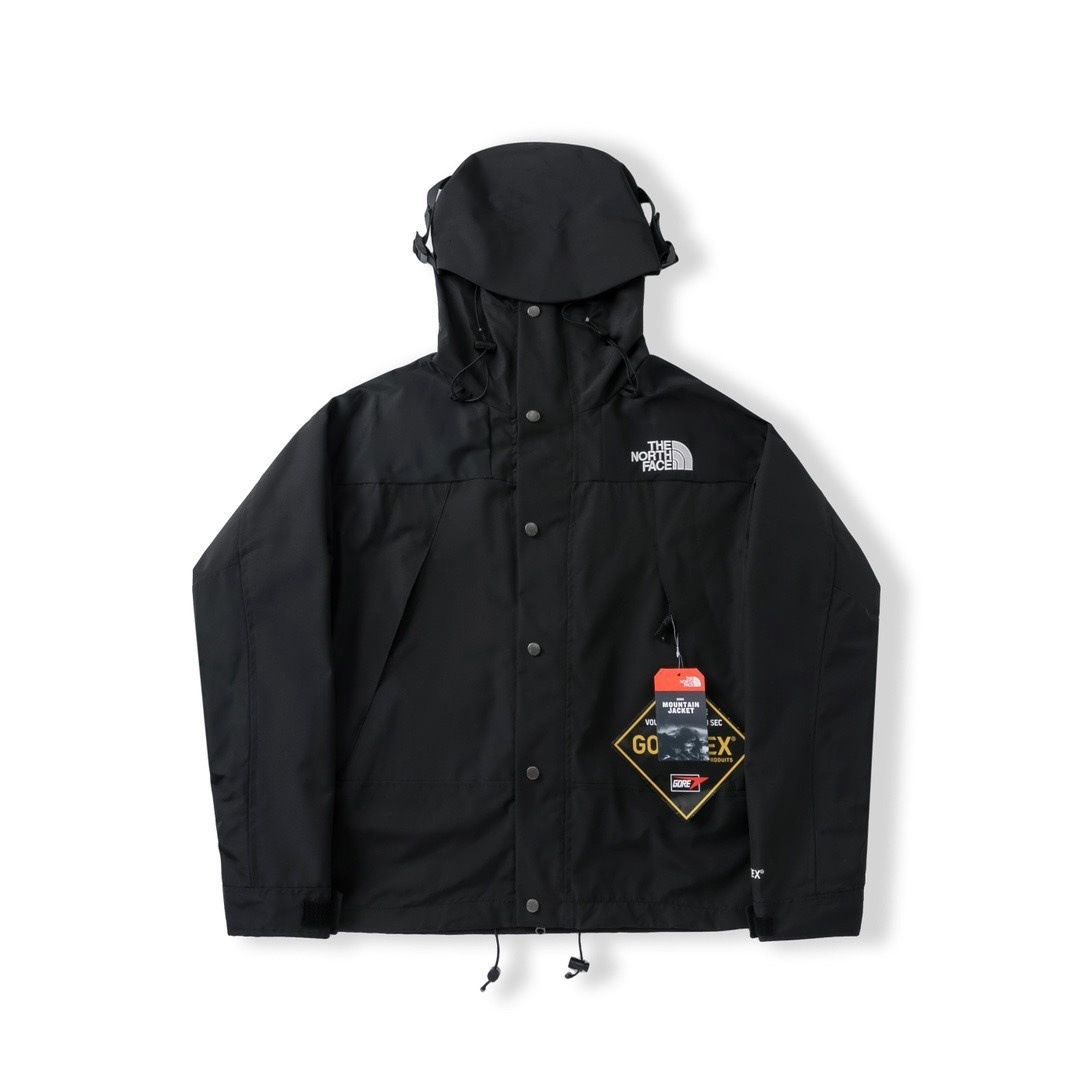 1990 us version hiking jacket – unisex, outdoor, couple’s style, windproof, waterproof, tnf north face hooded jacket