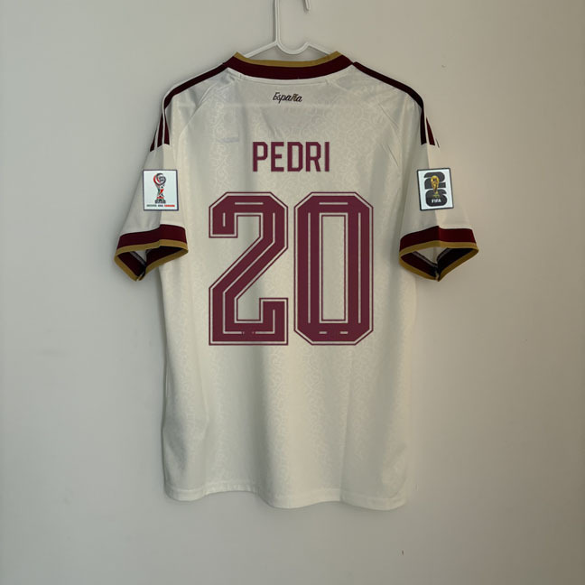 2026 world cup spain home jersey #9 gavi, #7 morata, #19 ayarza soccer jersey