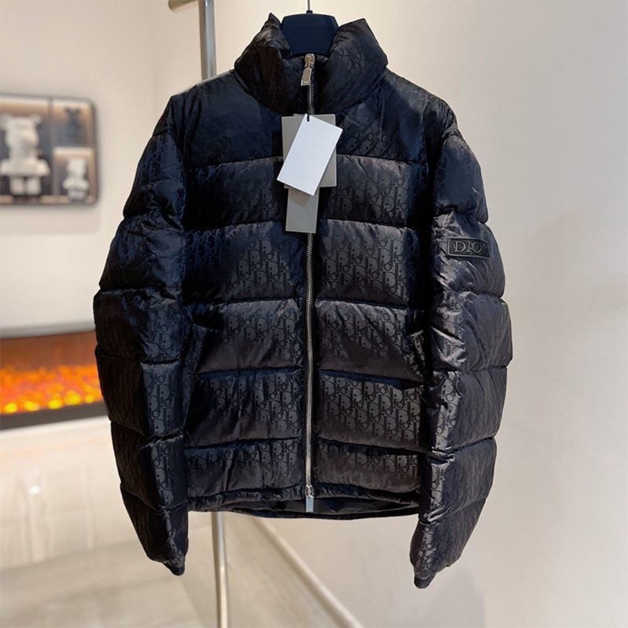2023 winter new arrival: trendy men’s down jacket – european stand collar, white duck down puffer jacket