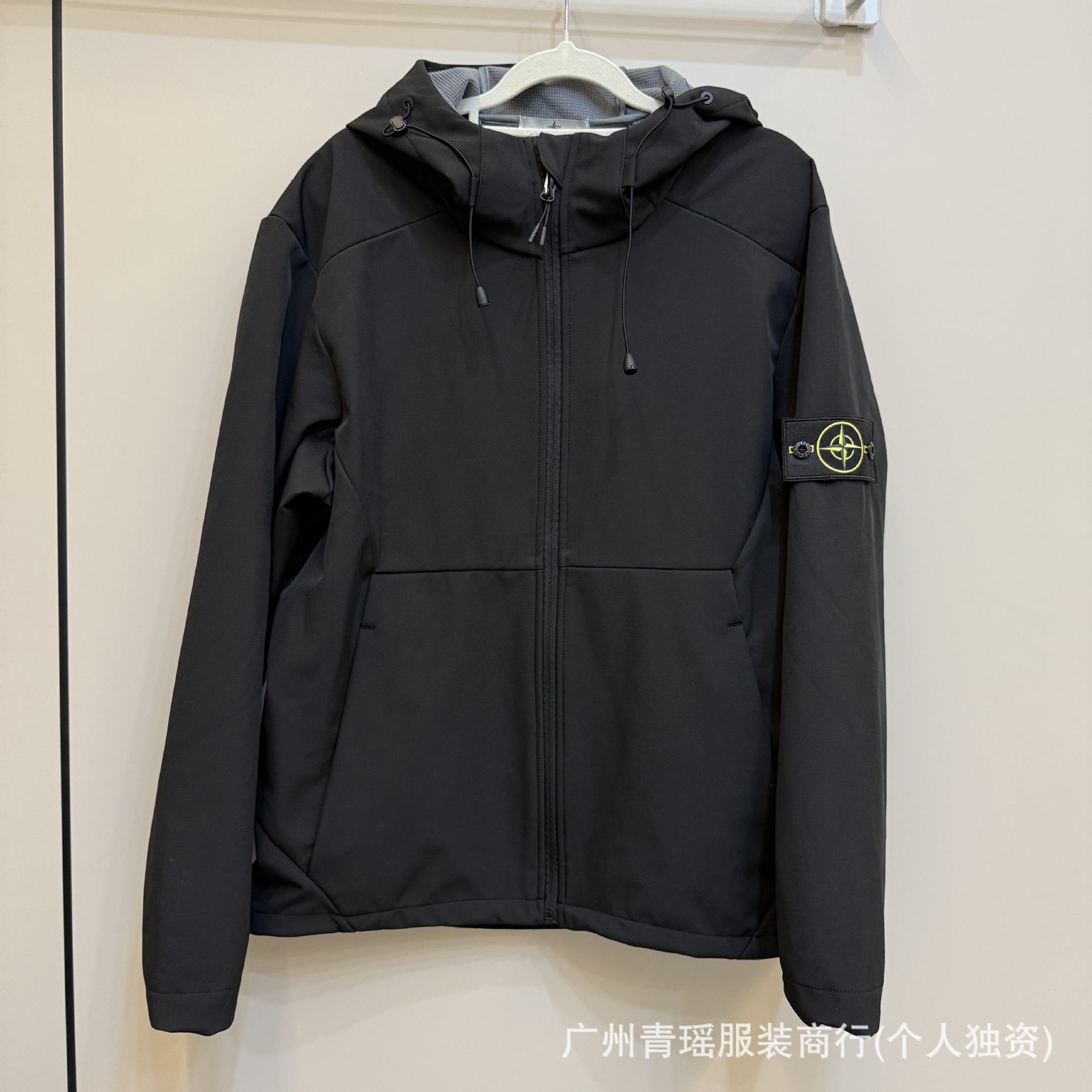 Cross-border st and stone waterproof windproof outdoor hooded jacket jacketoutwear trendy brand casual