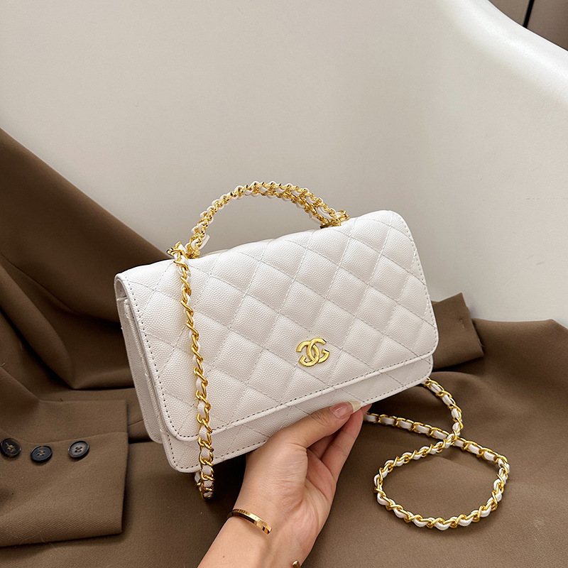 Wind bag women’s bag 2025new arrivalfashioneasiest for match shoulder crossbody bag classy sense rhombus chain small square bag