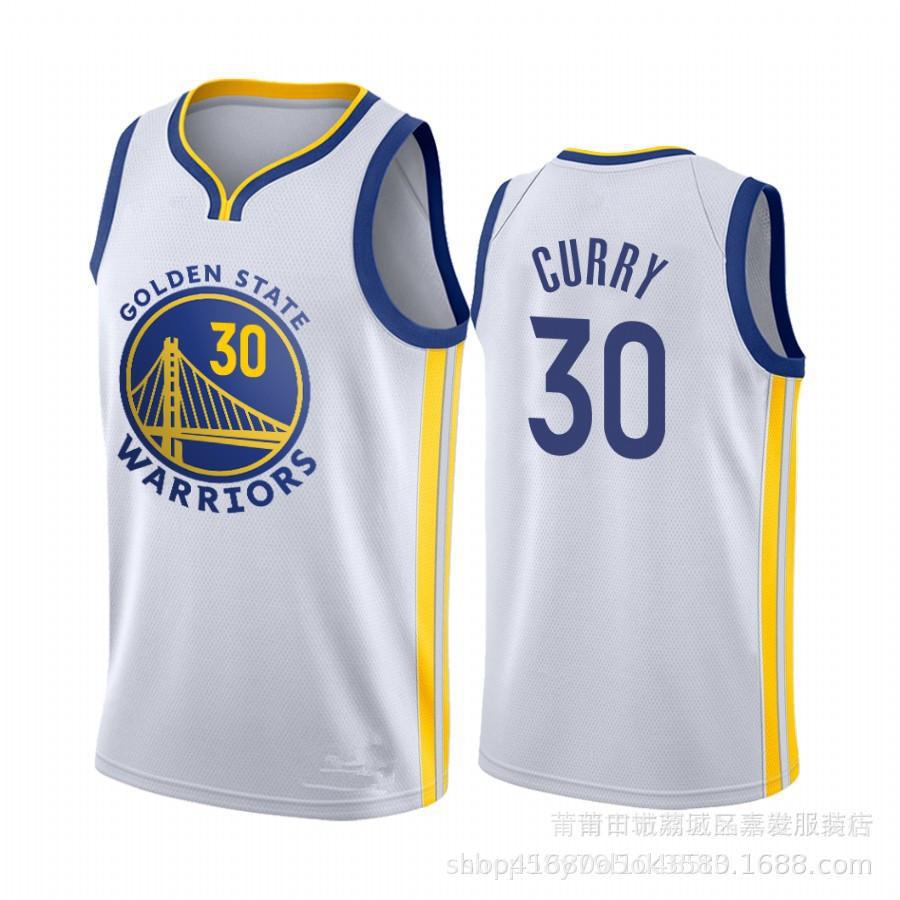 Cross-border export basketball jerseys – stephen curry / klay thompson / andrew wiggins embroidered basketball jerseys – dropshipping available