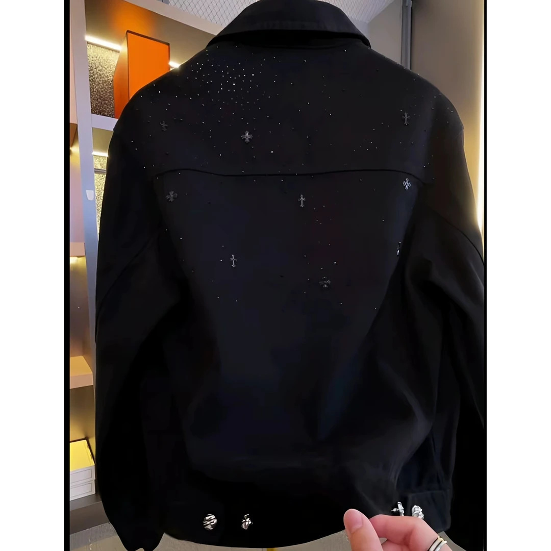 Autumn new arrival: trendy, stylish, and unique design. comfortable, minimalist, unisex, high-end turn-down collar jacket