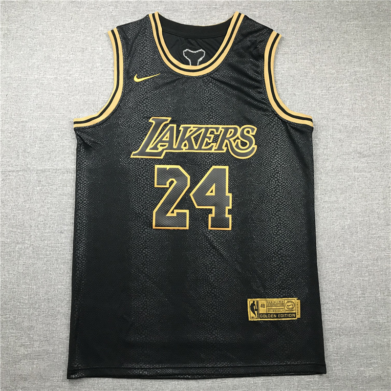 European and american fashion summer cross-border lakers 24/23 retro embroidered basketball jersey training set for men