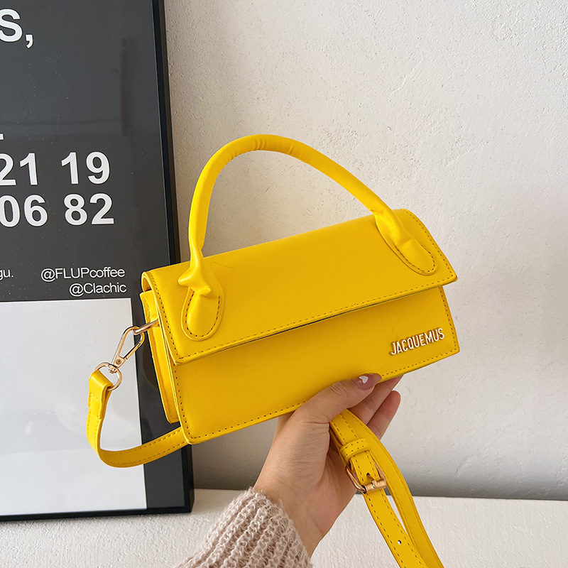 French casual crossbody bag women’s 2026 new arrivalcolorfulpusatchel small square bag fashion texture work clothing shoulder bag