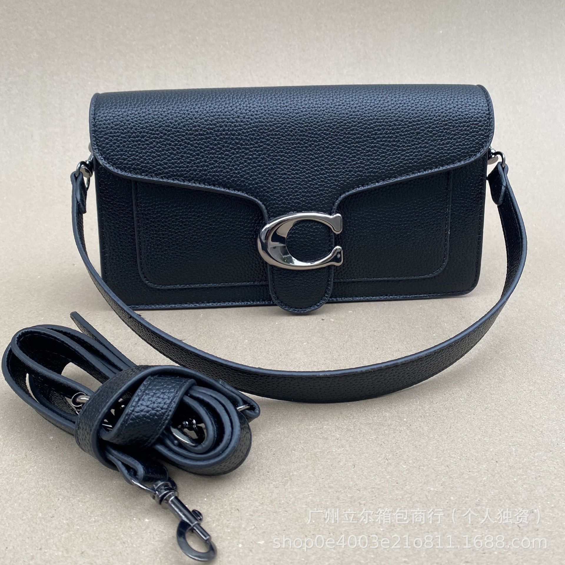 Koujia lychee pattern bag manufacturer wholesale cross-border hot-selling small square bag european and american fashion women’s bag satchel shoulder bag
