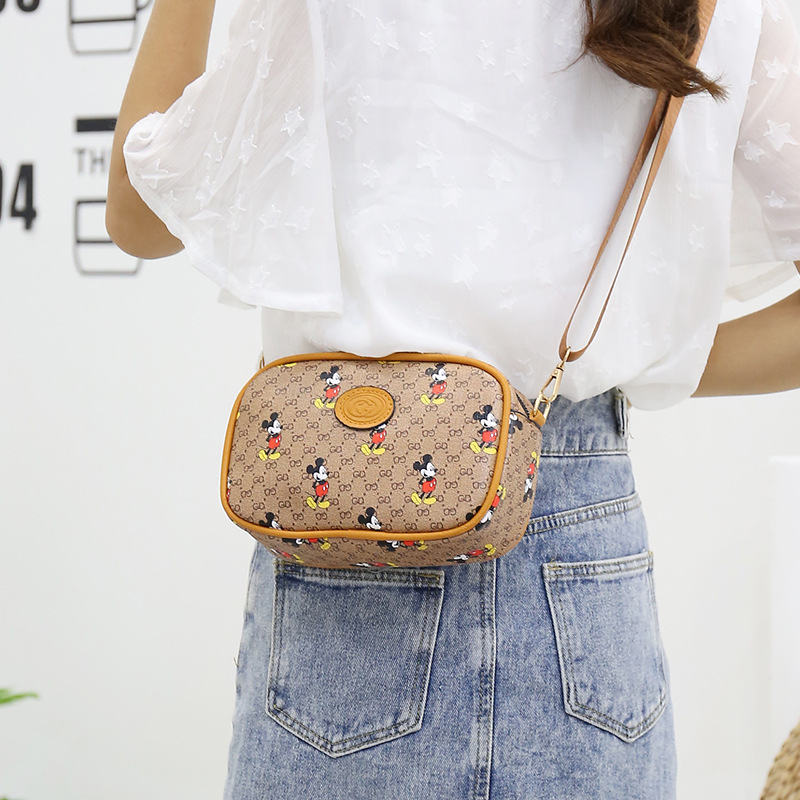 Classyretroprinting small square bag small bag women 2025new arrivalfashioneasiest for matchniche style shoulder crossbody bag