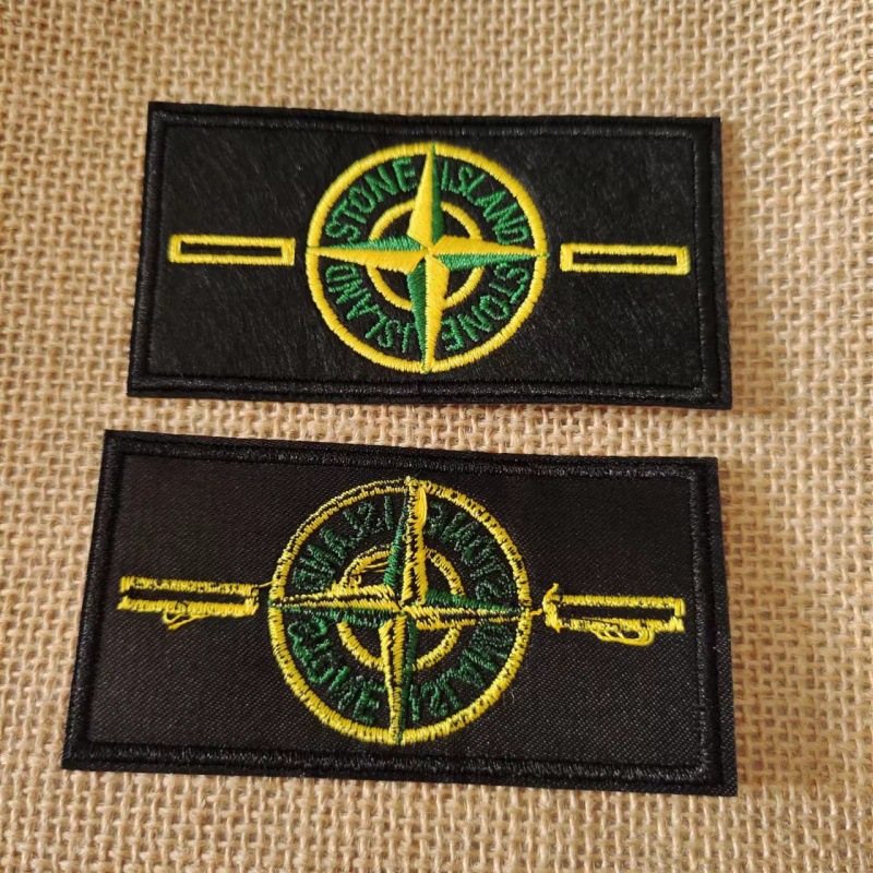 Armband stone island armband trendy brand ghost badge clothes shoes bags embroider patch buttons 1