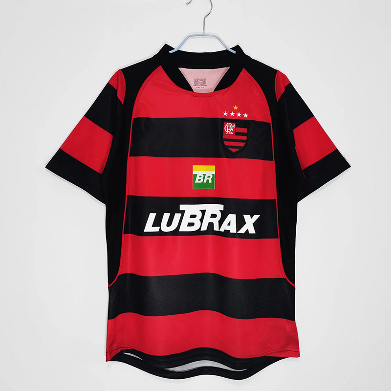 07-08 flamengo brazilian serie a retro jersey 94-95 home & away classic vintage short sleeve football shirt – fan edition