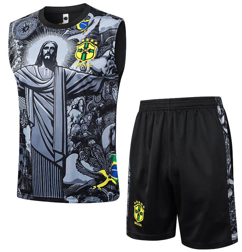 Factory direct 2025/26 season new football jersey & shorts set – real madrid, barcelona, brazil, arsenal – cross-border soccer apparel
