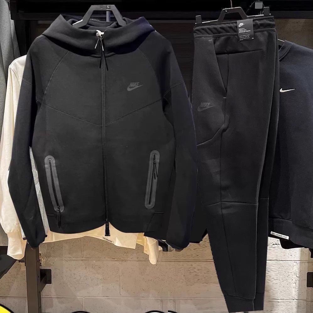 Spring & fallnew arrivalcu4496 sports sweatpants casual running windproof training jacketoutwearknittingtwo-piece setmen