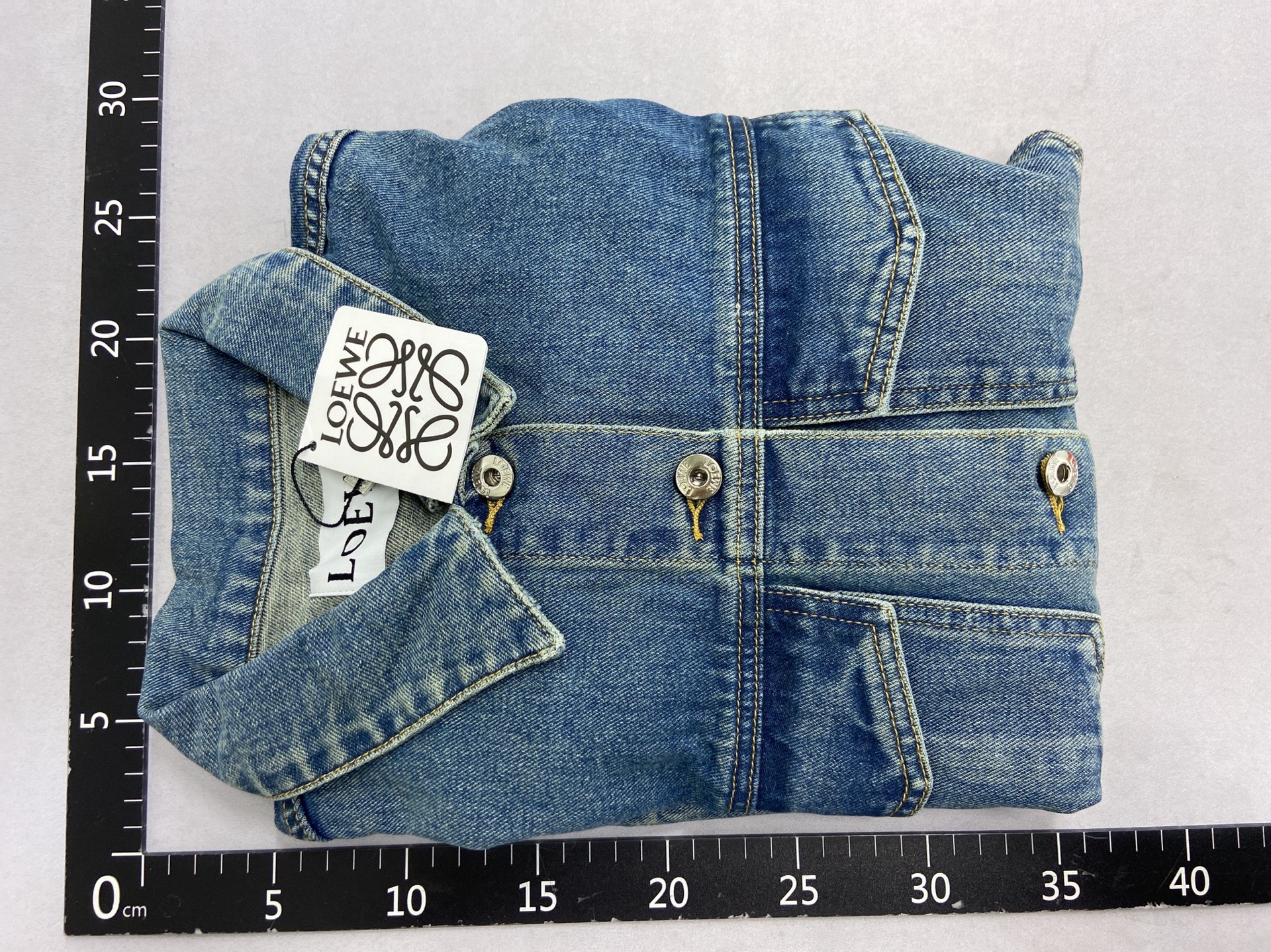 High-end ruijia 25ss new versatile trendy fashion laser embroidered blue denim long sleeve jacket 5