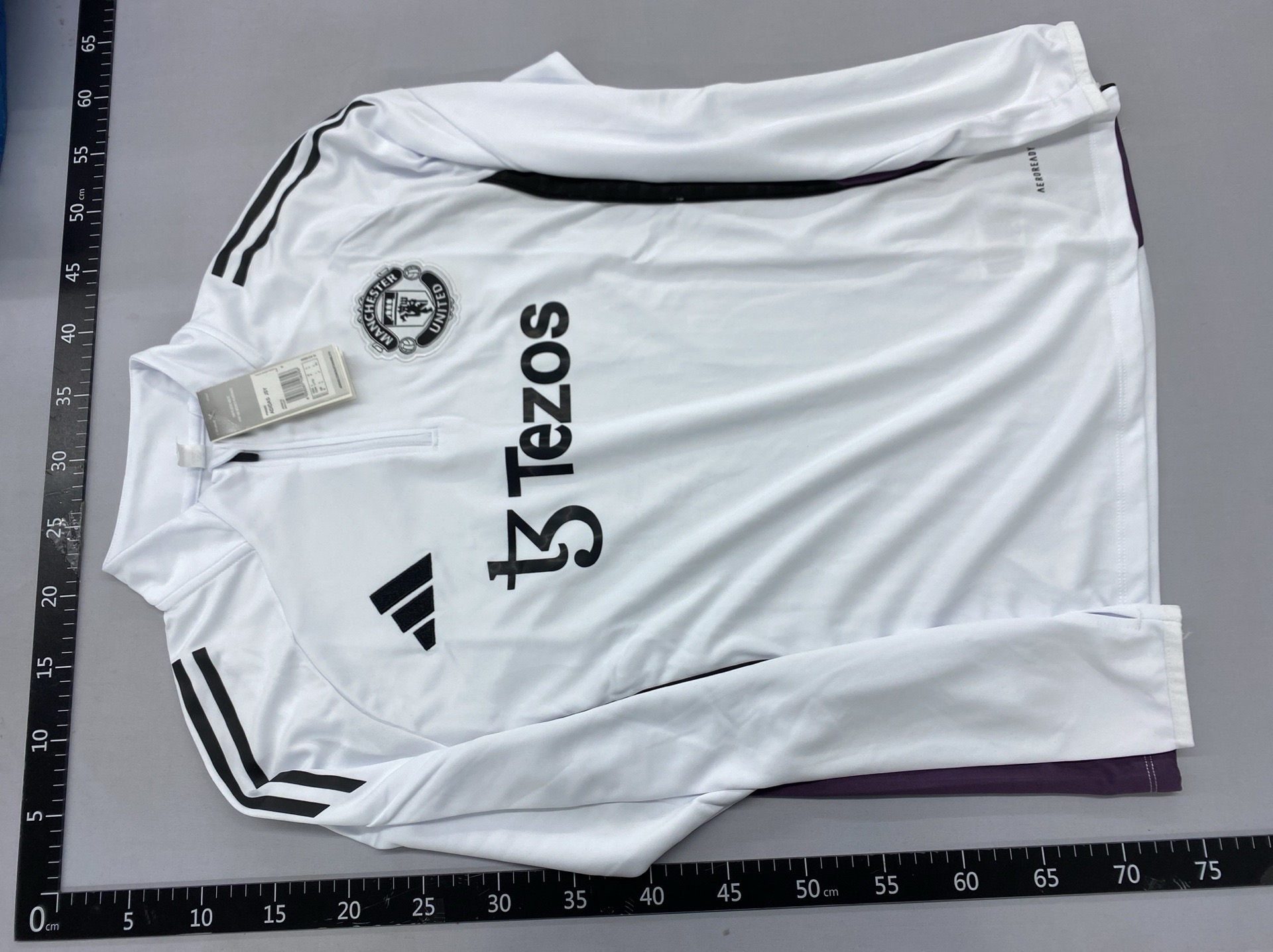 Wholesale half-zip training suit set, kids’ long-sleeve football pre-game training jersey set, dropshipping available for teams 6