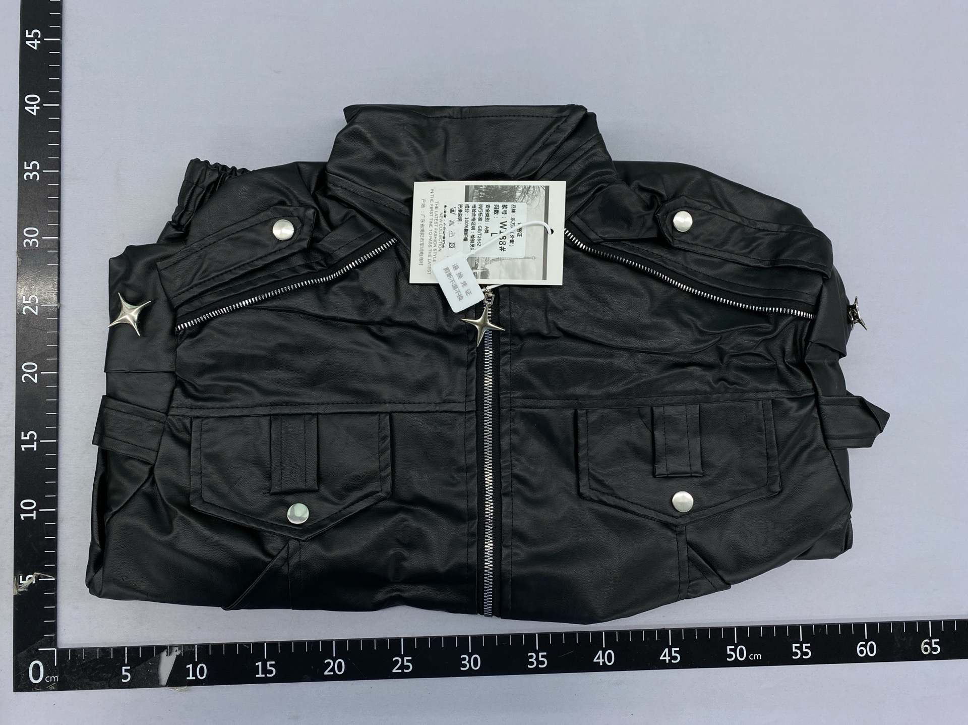 Handsome leather outwear men’s autumfashion street style outfit niche stylesense of design motorcycle clothing trendy brand shortjacket 5