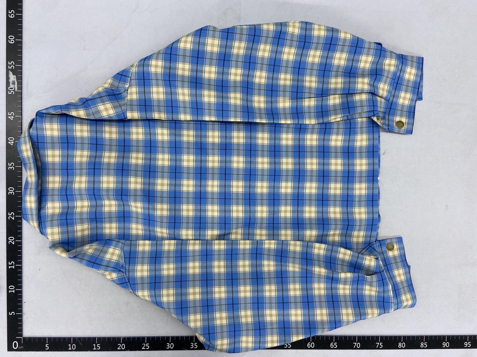 Blue and yellow plaid jacket 1185907-146jh 3