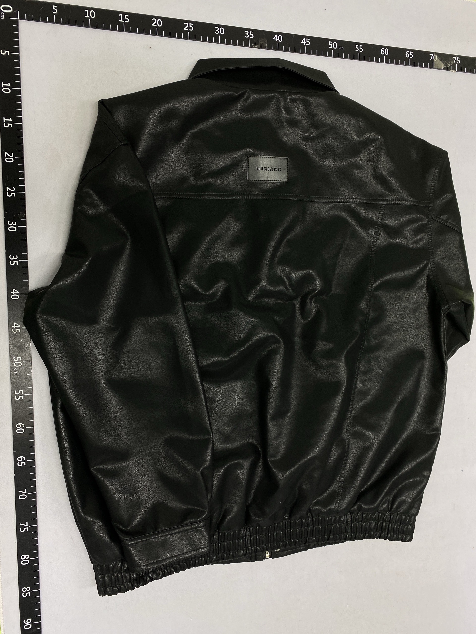 Price controlled at ¥168. l-8xl pu leather jacket for men, trendy streetwear style, badass and stylish, american retro turn-down collar motorcycle jacket 3
