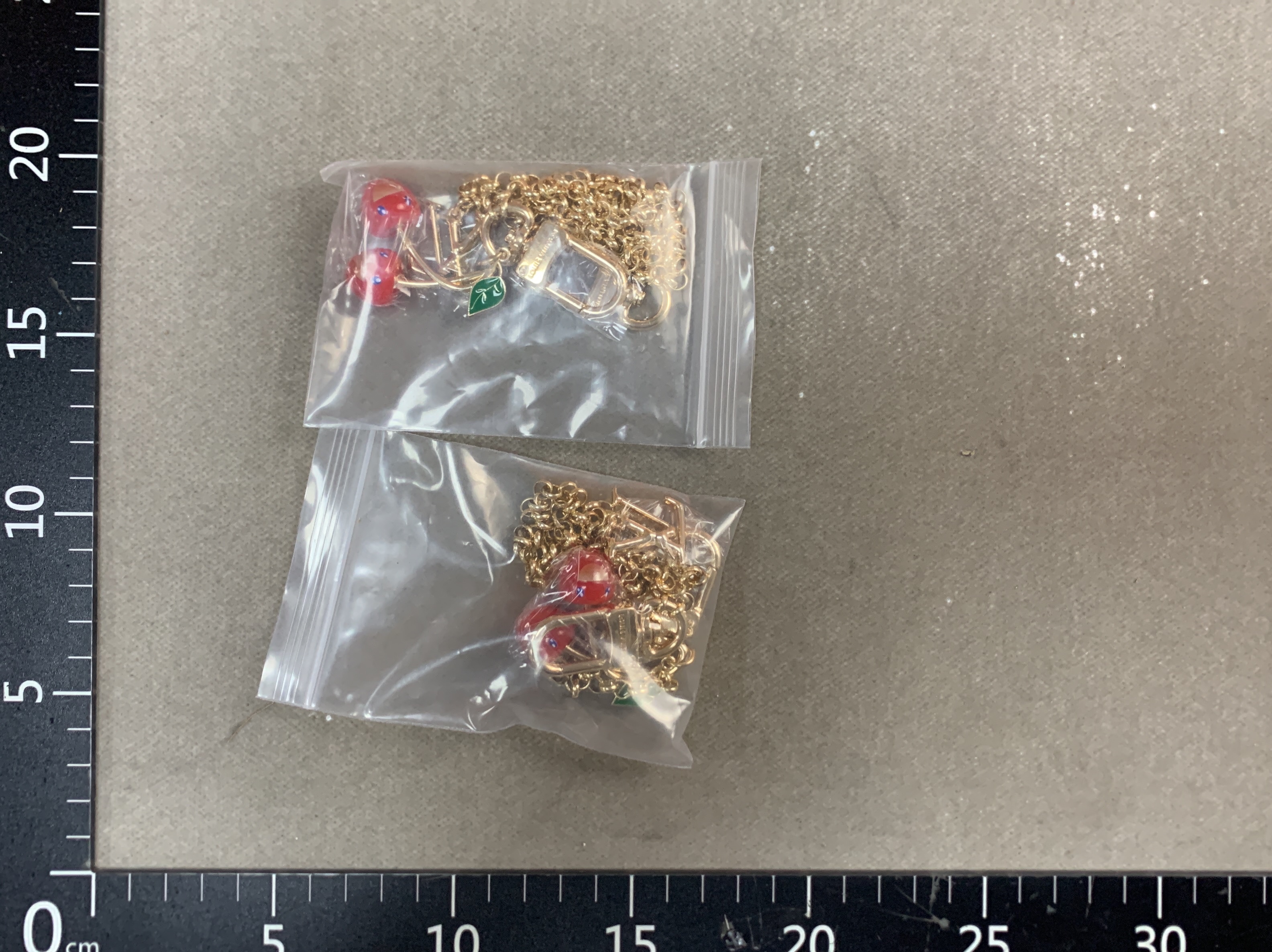 2025 new small cherry bag charm chain keychain bag diy modification bag accessories versatile 2