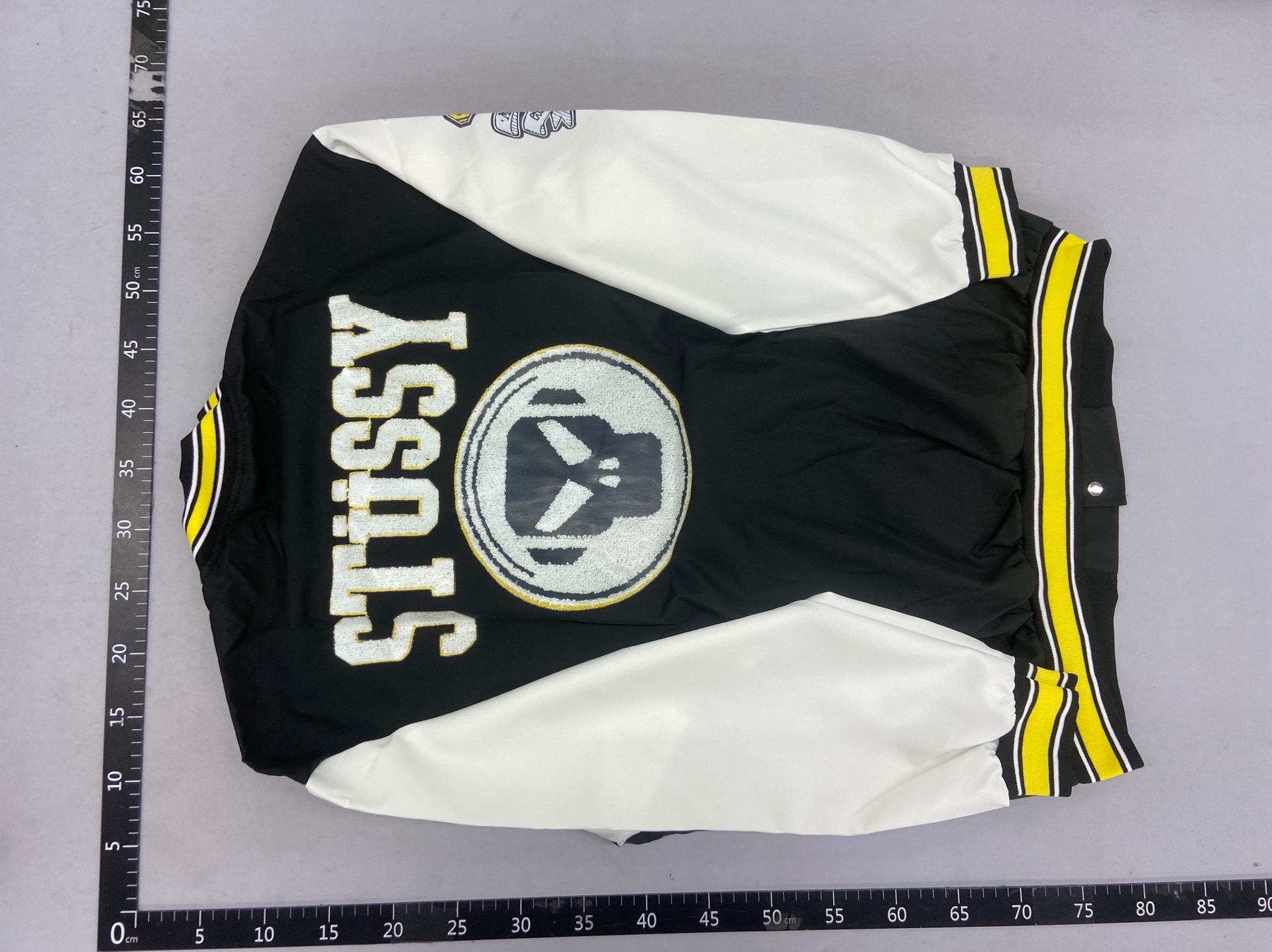 2025 spring/autumn new american style patchwork print jacket – premium, trendy baseball jacket – edgy & stylish cropped jacket 3