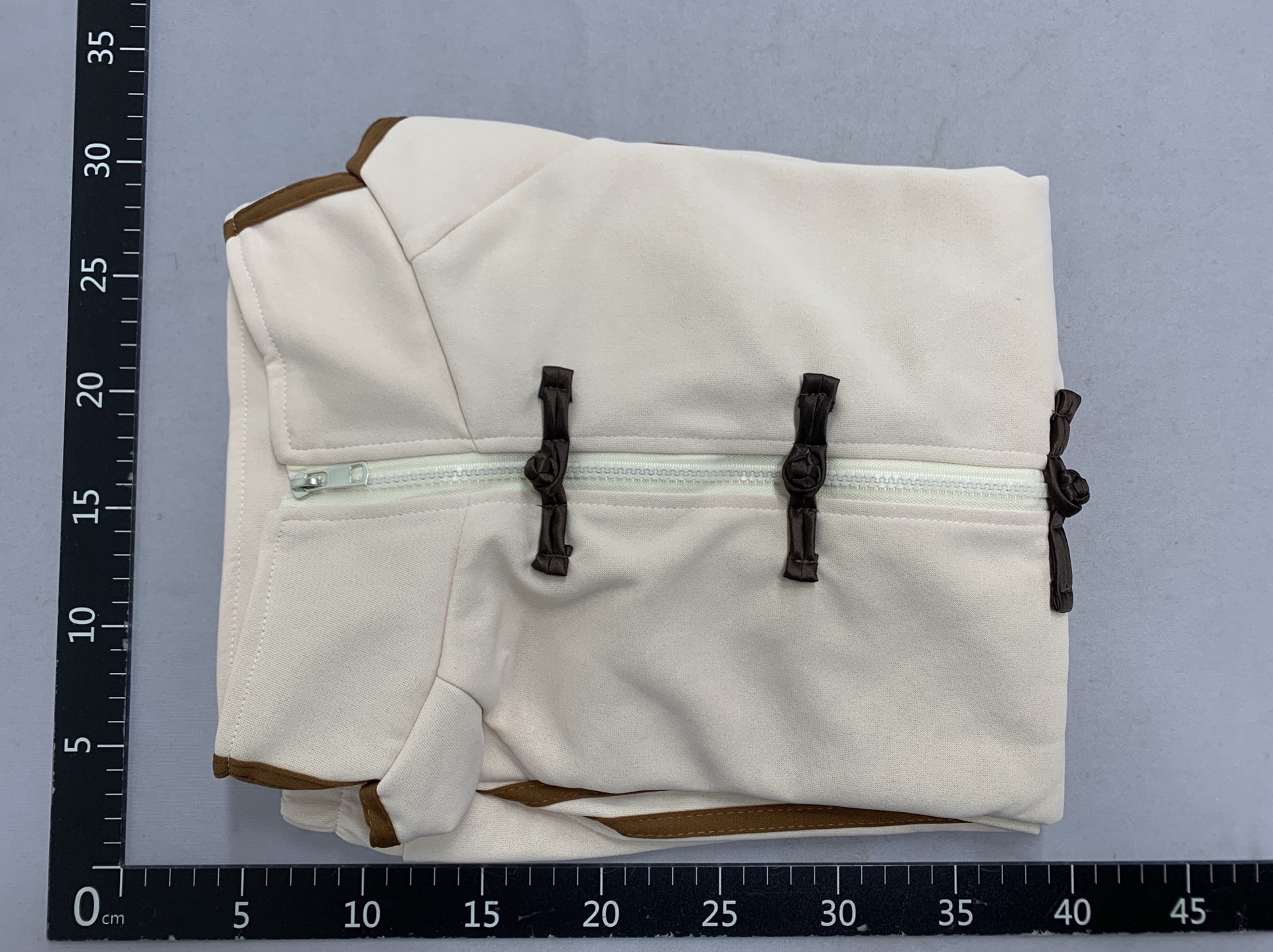 Blue and white patchwork three-stripe stand collar jacket, a new chinese-style, autumn outerwear with chinese knot buttons, fashionable retro tang suit 5