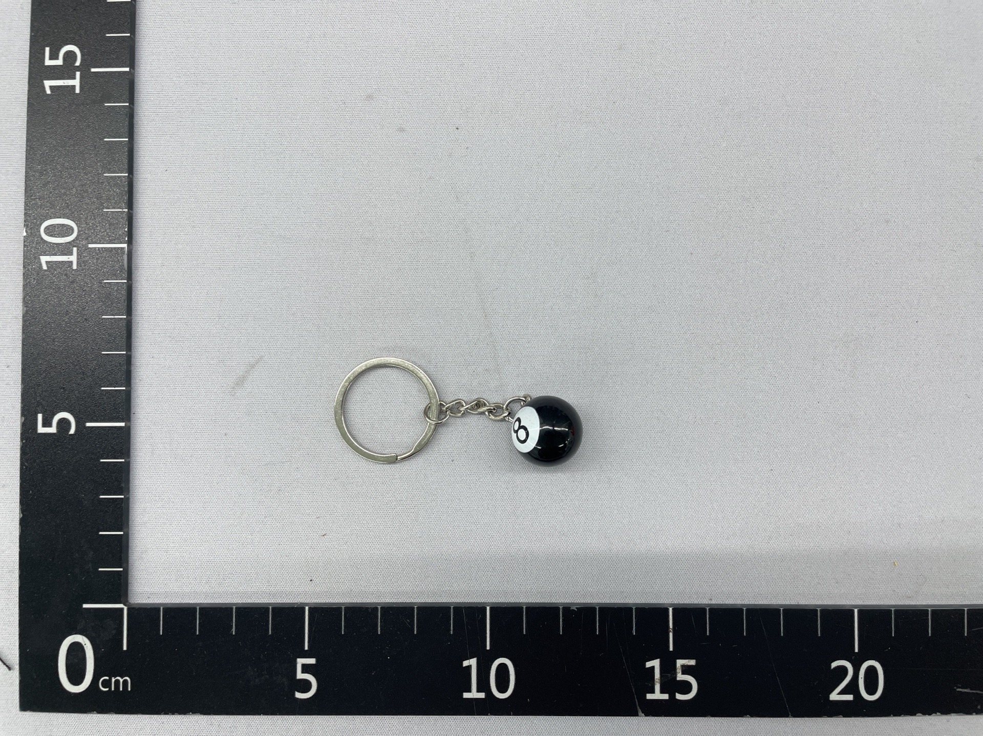 Diy jewelry resin simulation black billiard table tennis sports gift keychain bag pendant 3