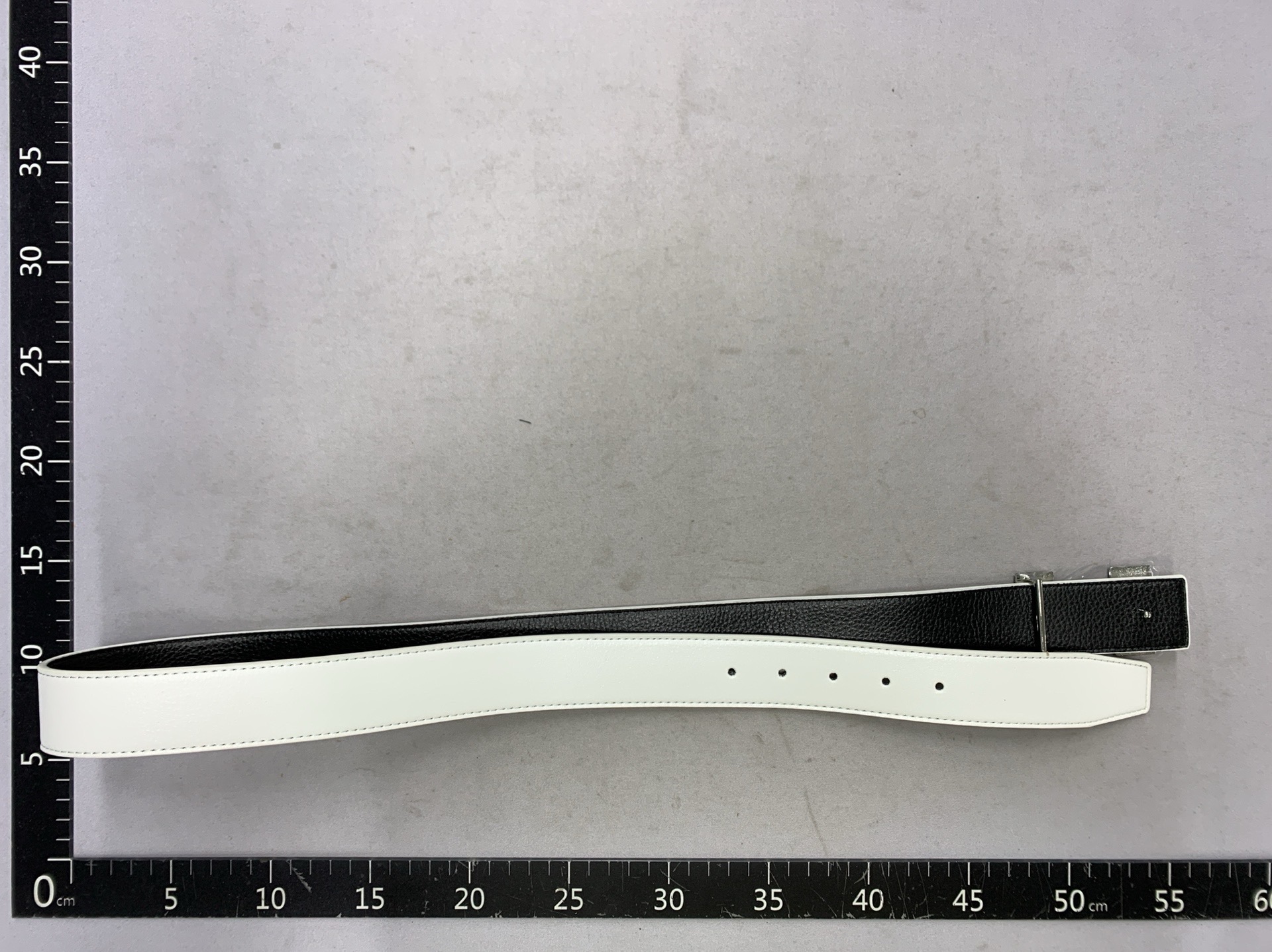 Men’s i-shaped h buckle belt imitation leather letter smooth buckle belt k-stylecasualfashion trendy youth style trouser belt 3