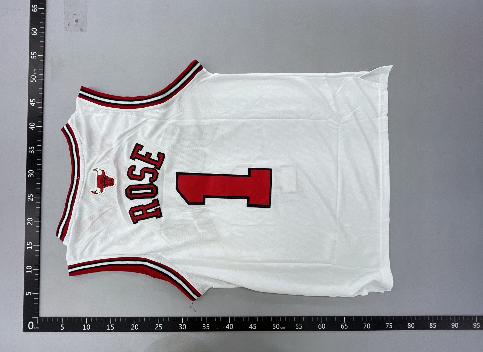 Chicago bulls #1 derrick rose white jersey – nba jersey 3