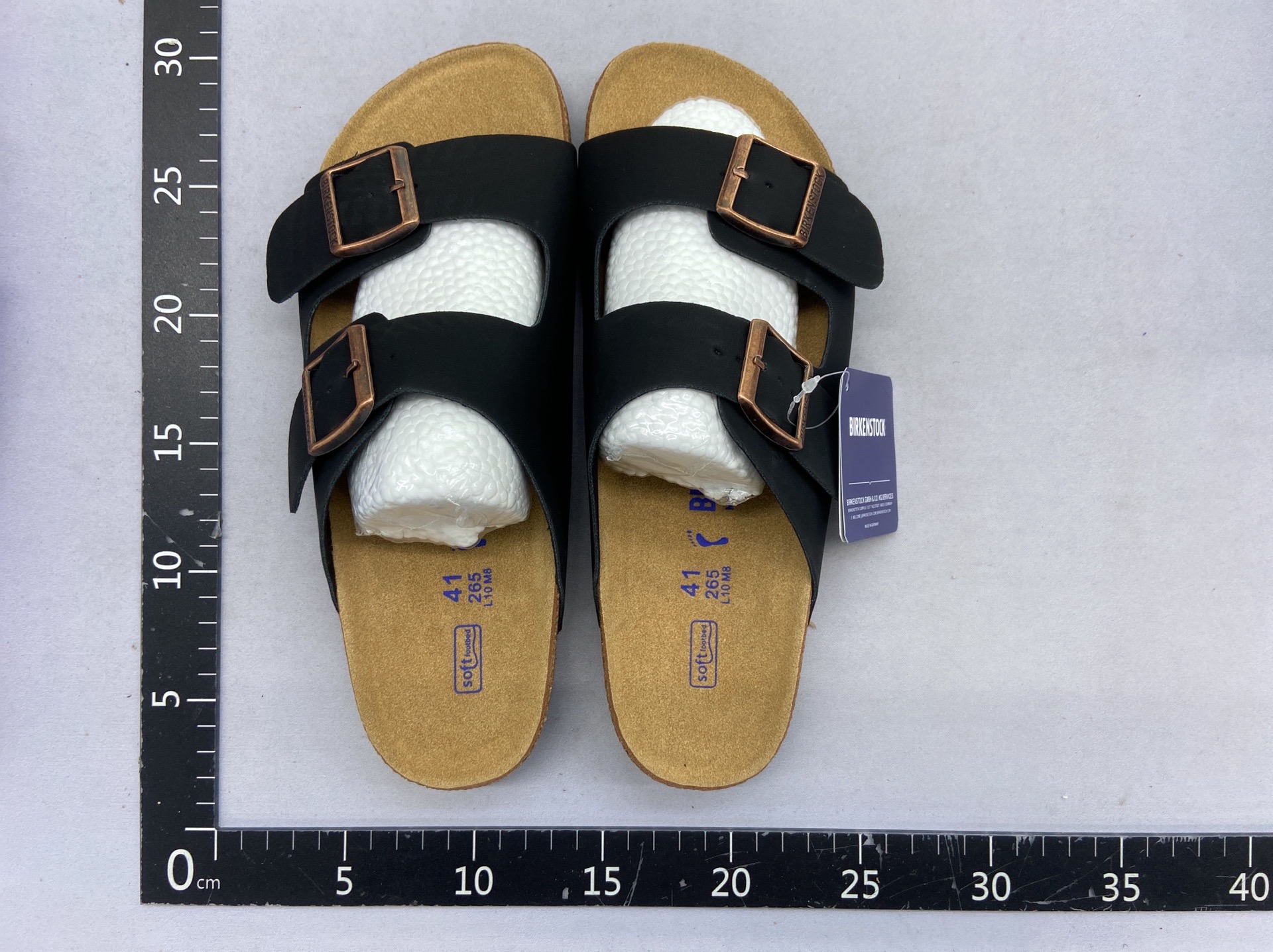 Birkenstock cork slippers men’s korean version 2025new arrivalsummertrendyoutwearnon-slipcouple one-line beach women’s shoes 6