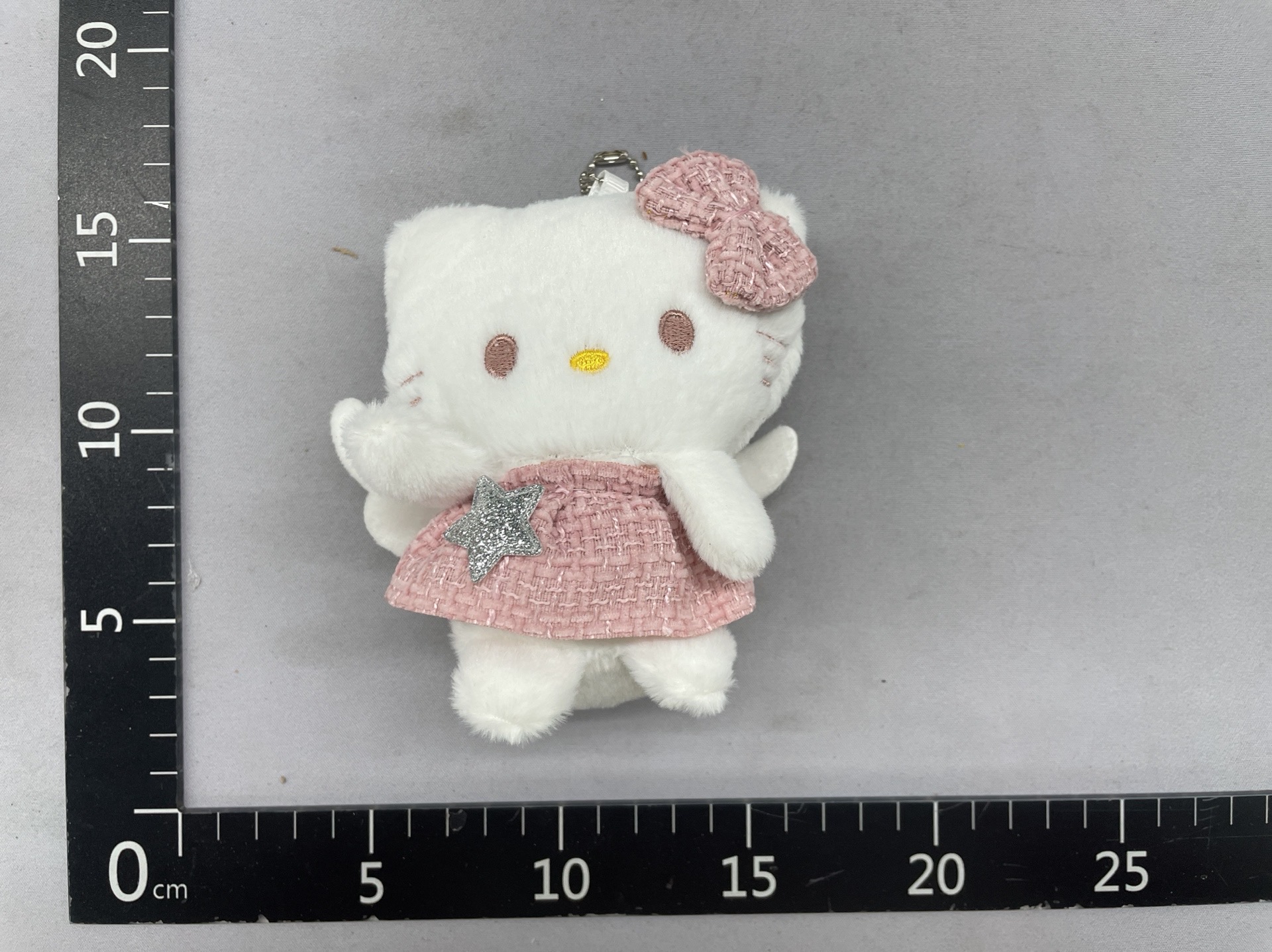 Best selling angel kt cat pendant girl bag stuffed toy cute doll hellokitty small pendant doll 4