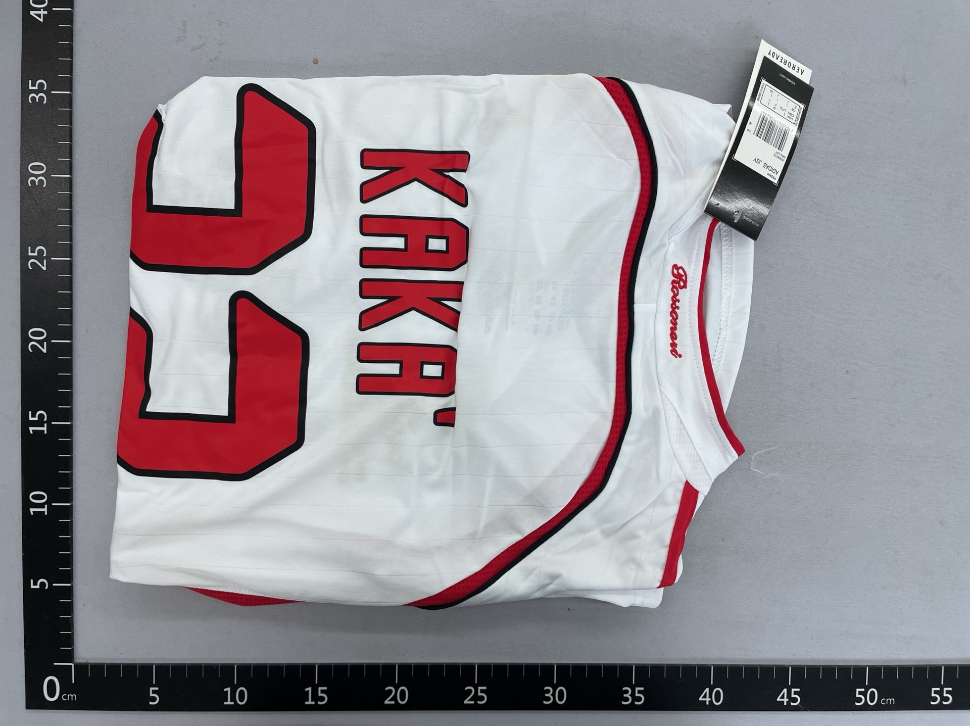 Classic retro ac milan short-sleeve jersey – #22 kaka, ronaldo, junior, maldini – football apparel 5