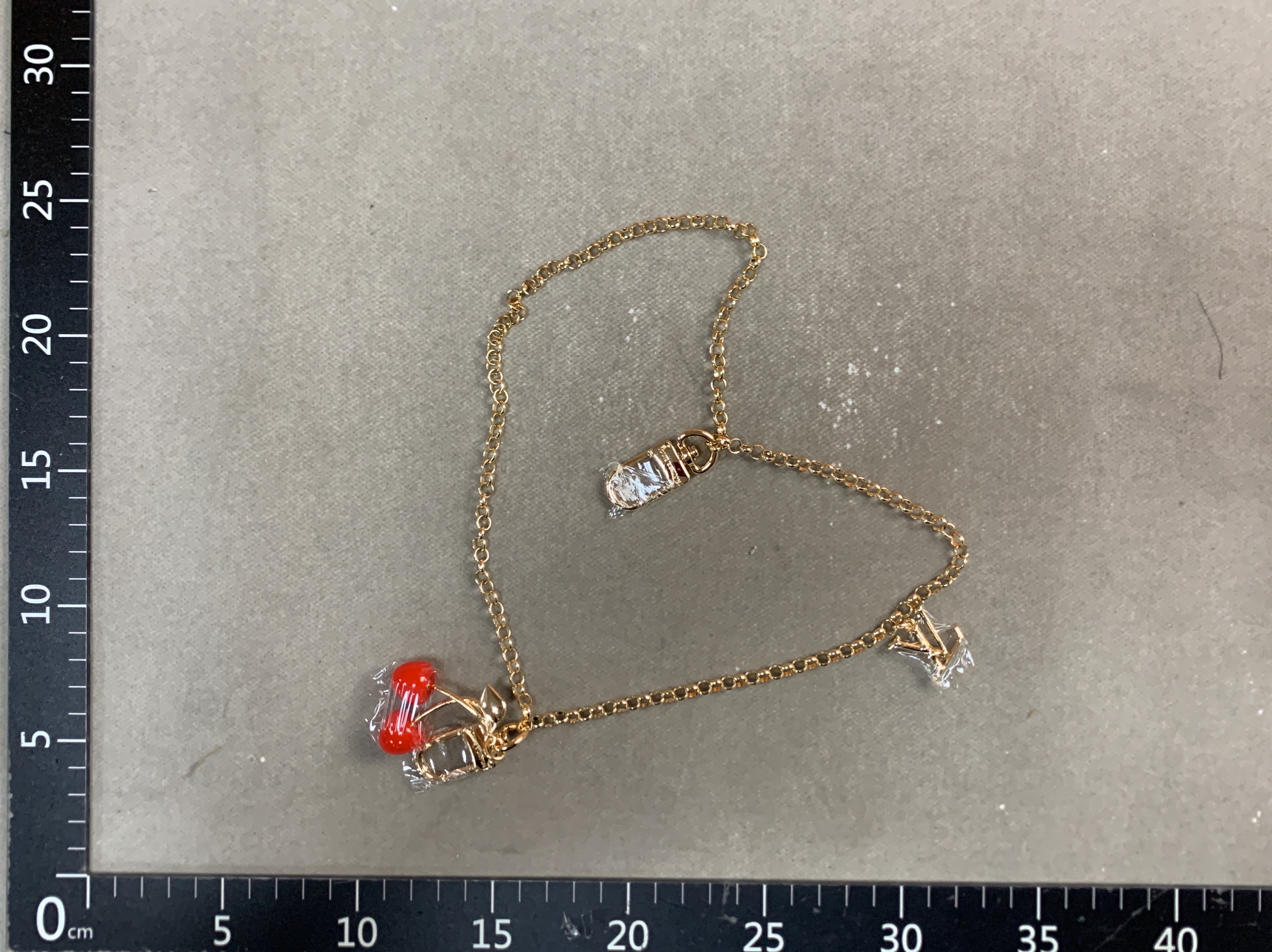2025 new small cherry bag charm chain keychain bag diy modification bag accessories versatile 3