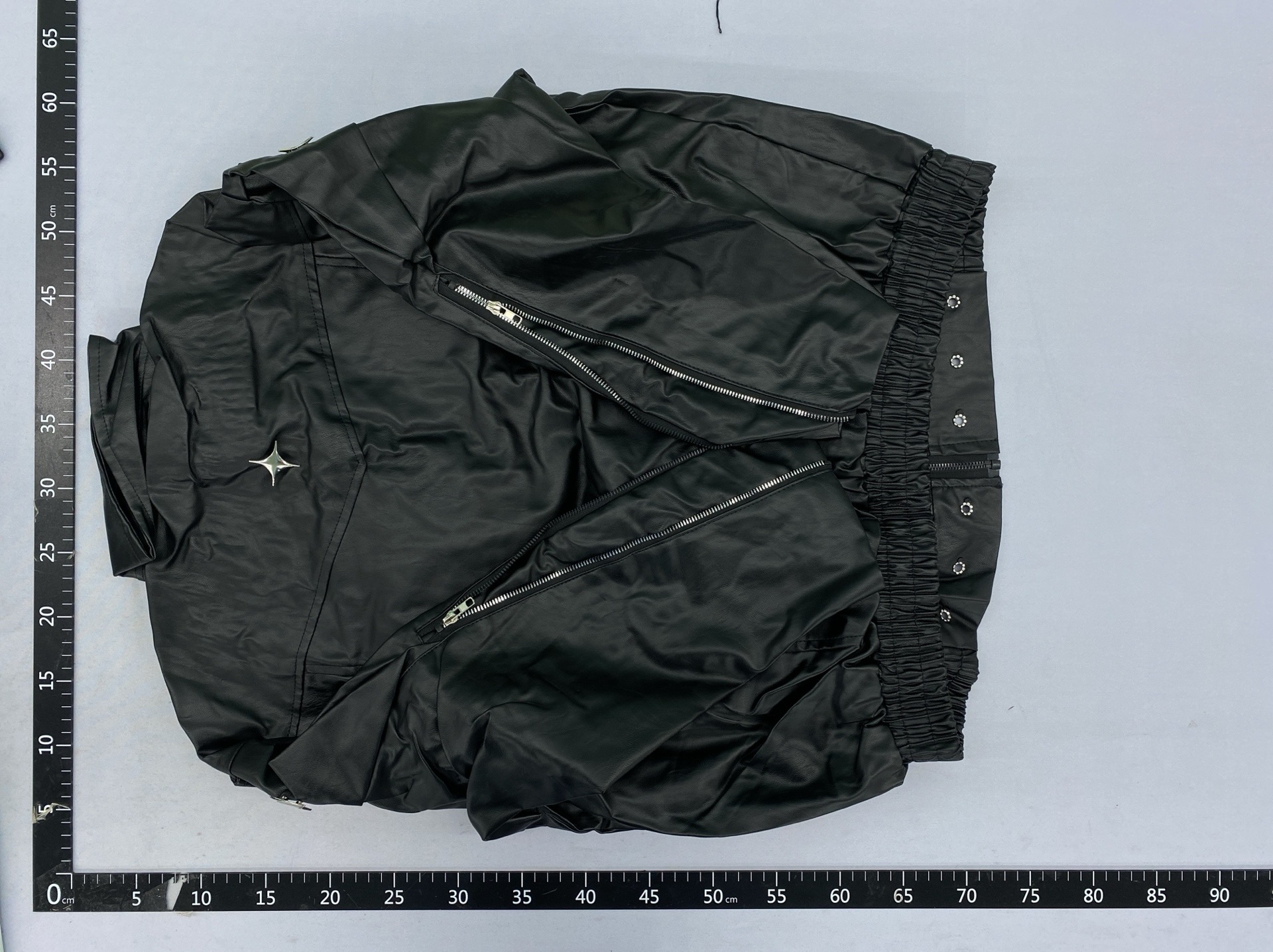 Handsome leather outwear men’s autumfashion street style outfit niche stylesense of design motorcycle clothing trendy brand shortjacket 3