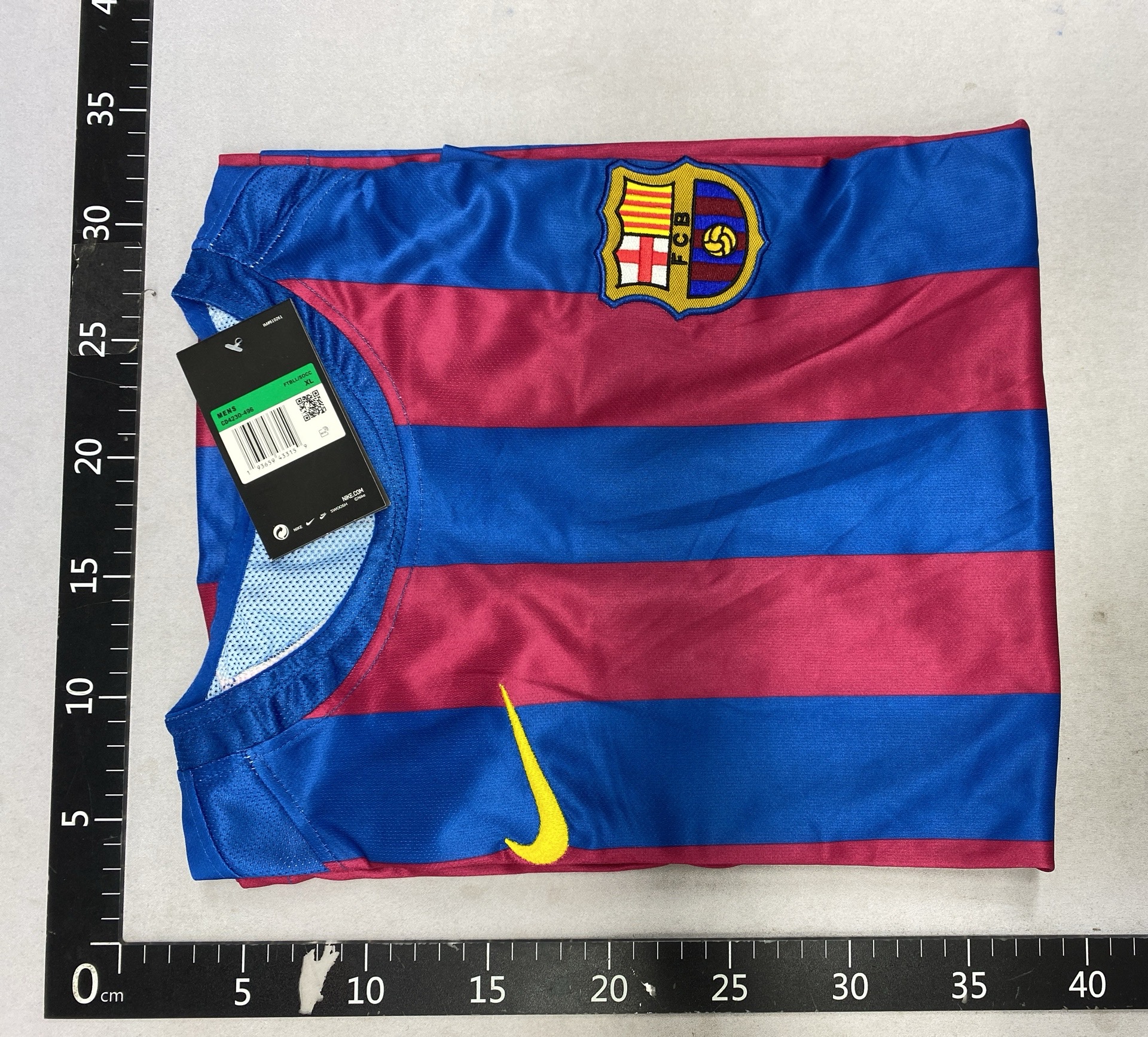Vintage barcelona jersey – classic commemorative edition football shirt – cristiano ronaldo messi – customizable numbering available 4