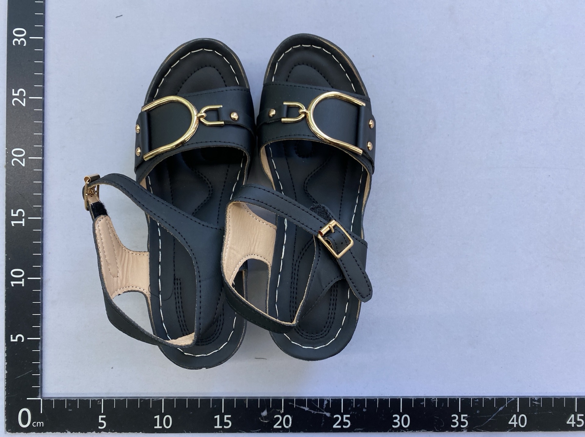 European and american amazon temu sandals women’s summer new chunky heel foreign trade cross-border casual comfortable leather buckle sandals for women 3