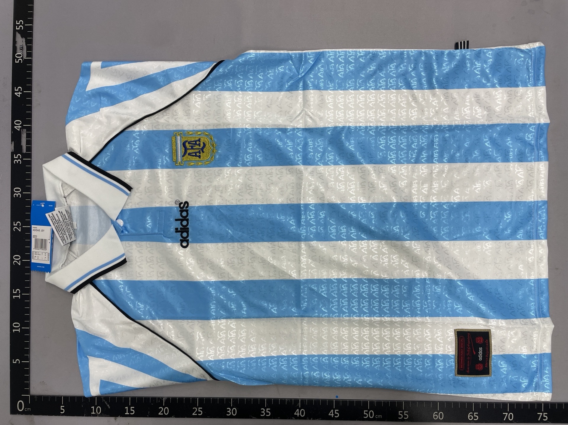 Vintage series football jersey – barcelona, brazil, argentina home & away soccer kit 4