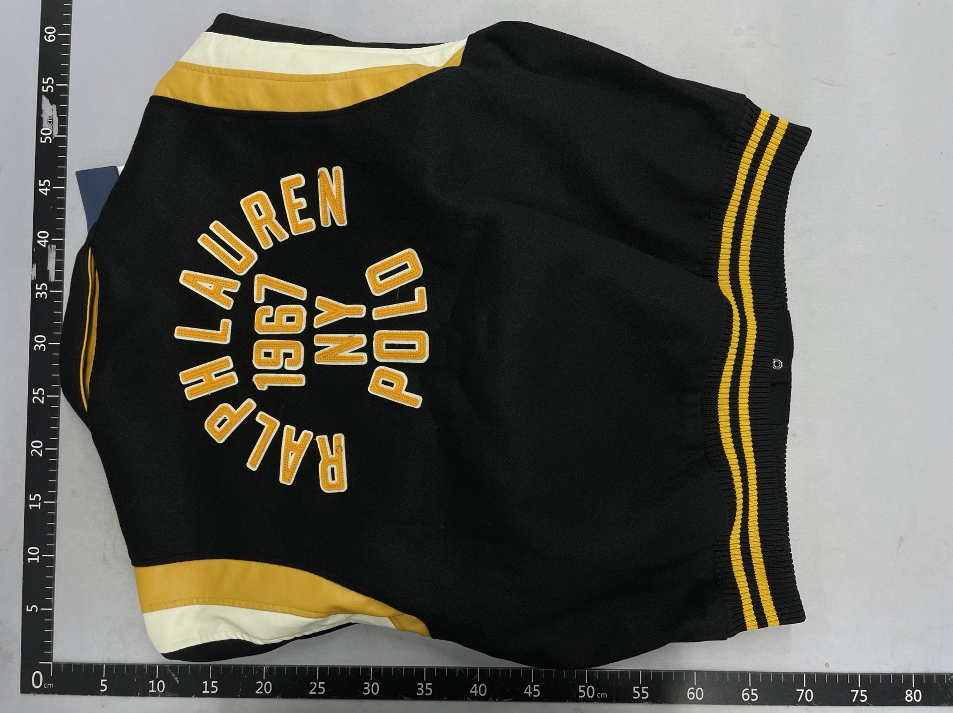 Two-color plush letter jacket 03311861 3