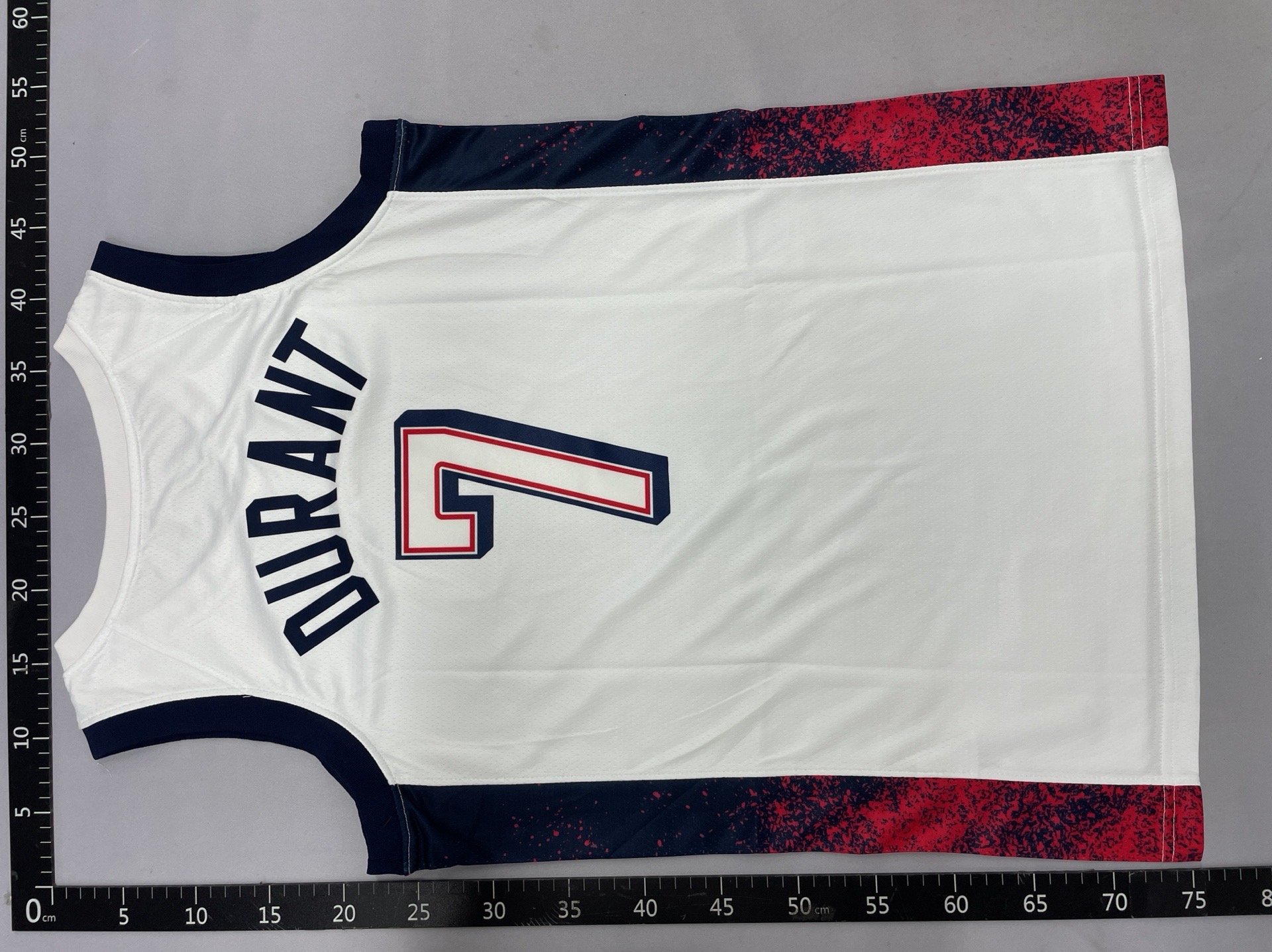 2024 paris basketball men’s usa dream team no. 6 james curry edwards duran heat pressed jersey 2