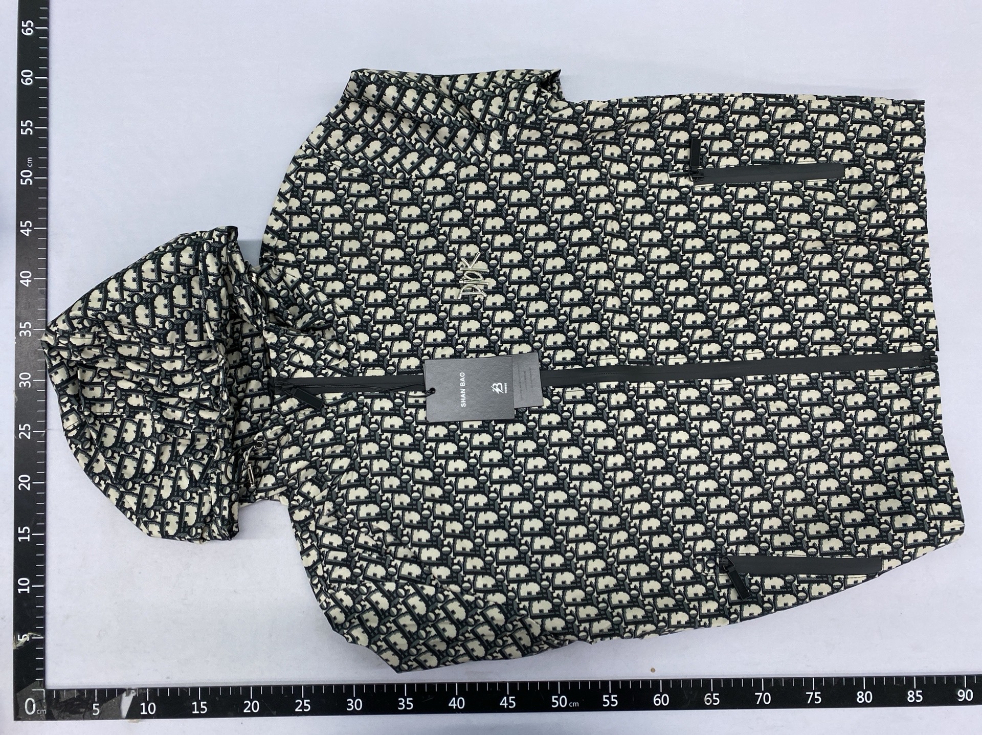 European men’s jacket outerwear top trendy new 2024 printed korean style personalized clothing men’s outerwear 4