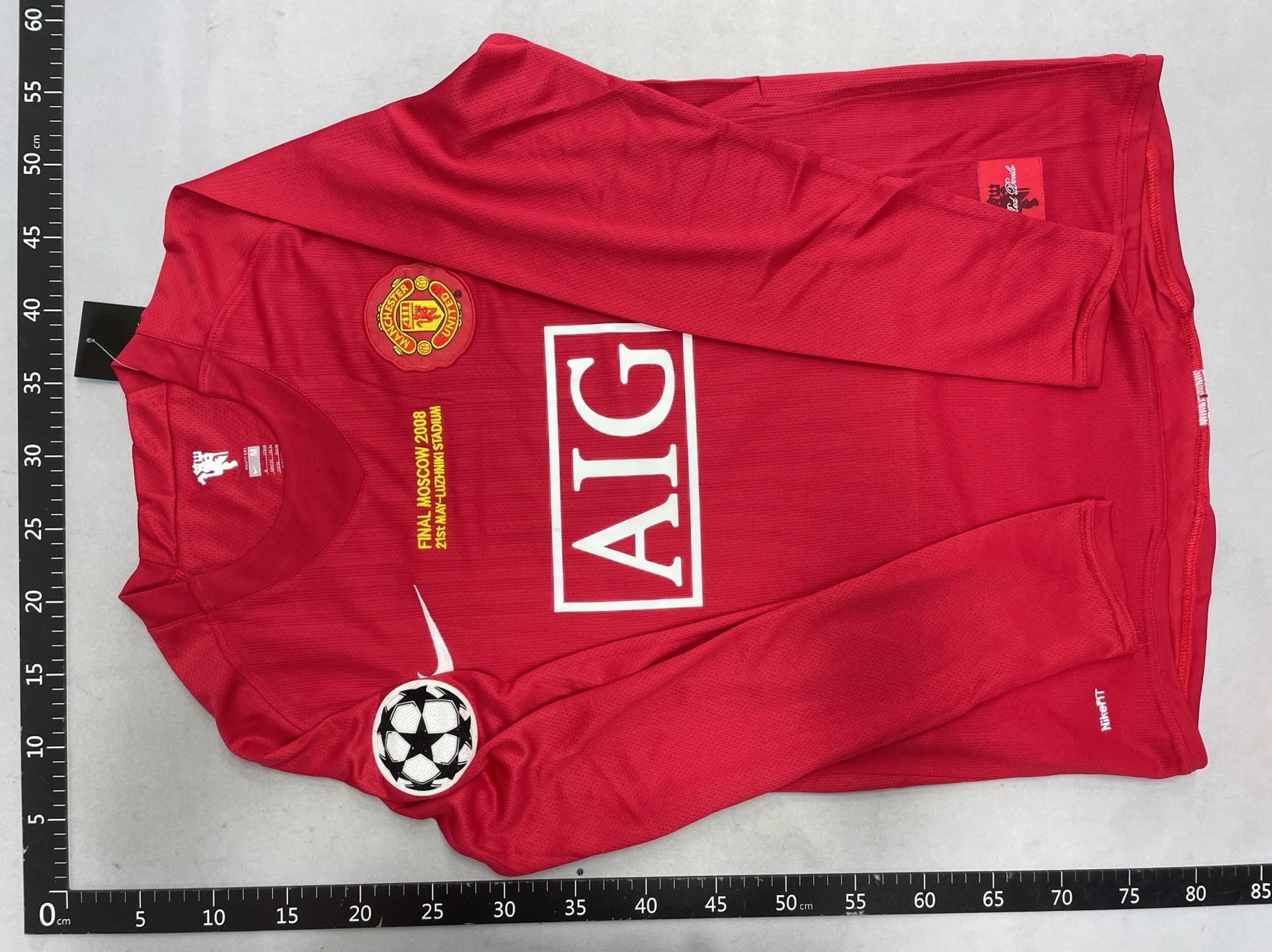 Red devils retro 2007-08 champions league final jersey – #7 ronaldo / #10 rooney long & short sleeve football kit 4