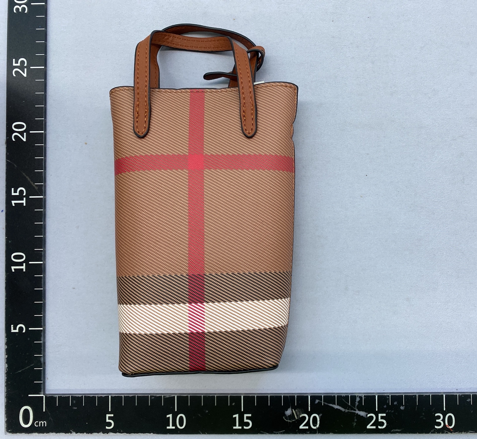 Women’s phone bag 2025 new lightweight handheld plaid shoulder bag ladies’ niche high-end crossbody small square bag trendy 2