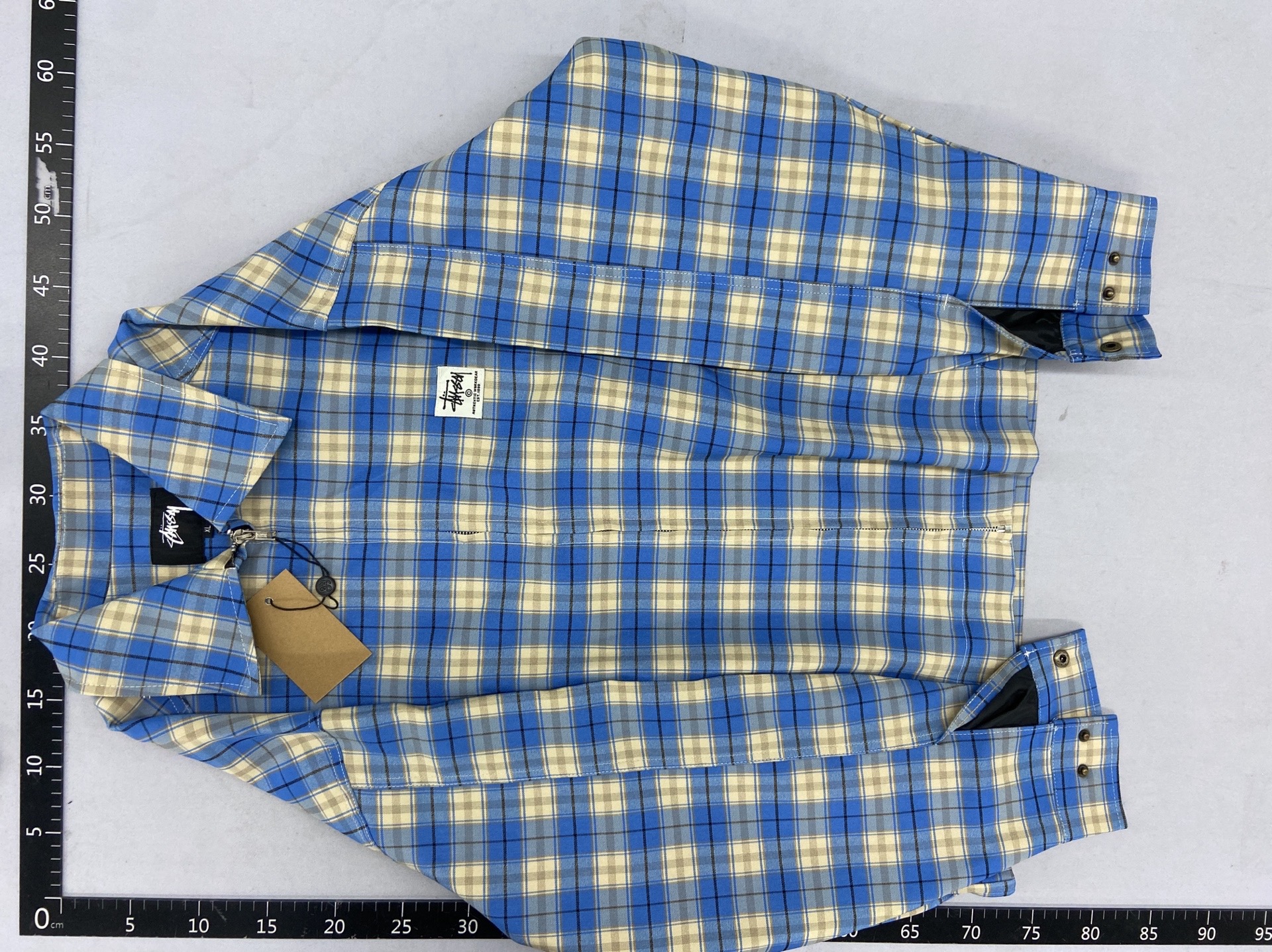 Blue and yellow plaid jacket 1185907-146jh 4