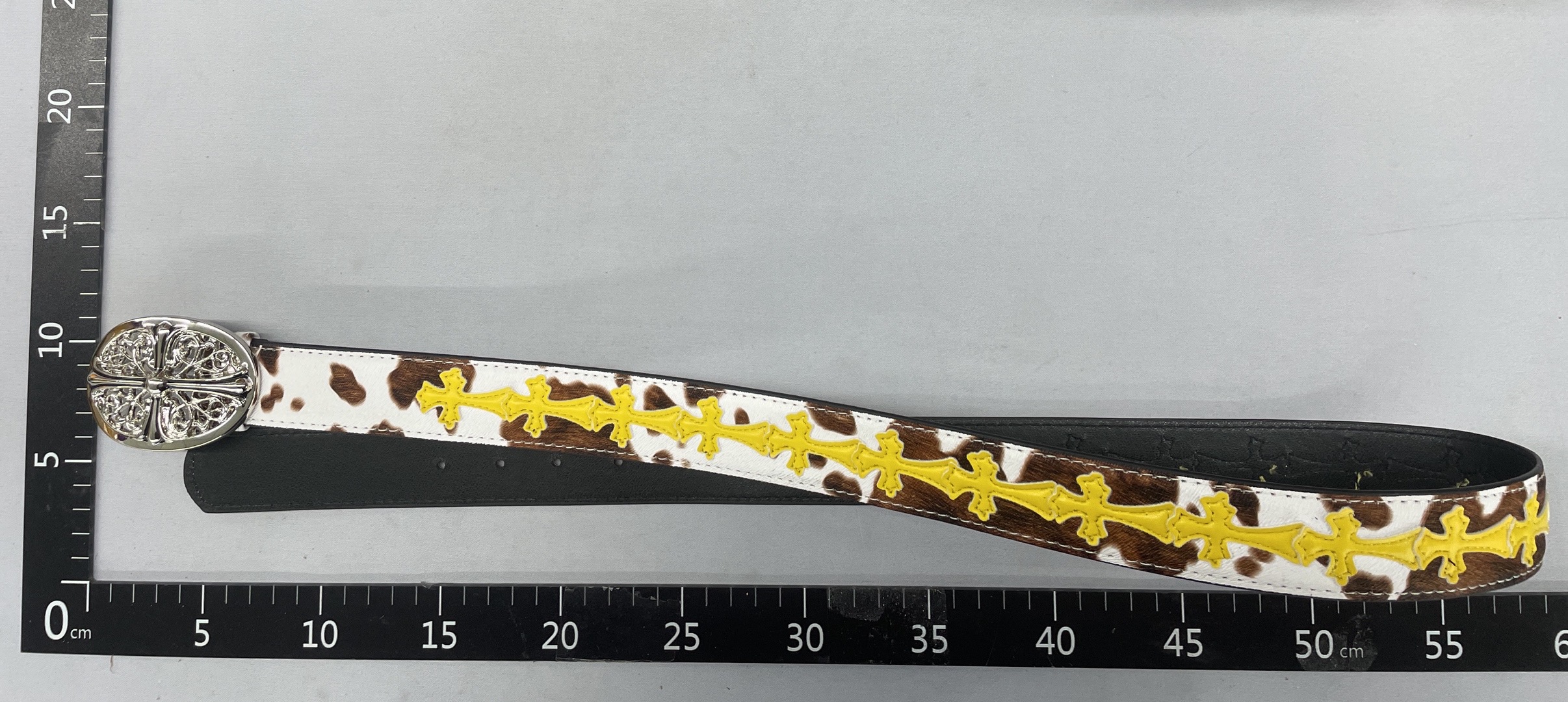 Stylish litchi pattern colorful crocodile white belt for men and women artsy youth belt retrofashion vine roller ten 4