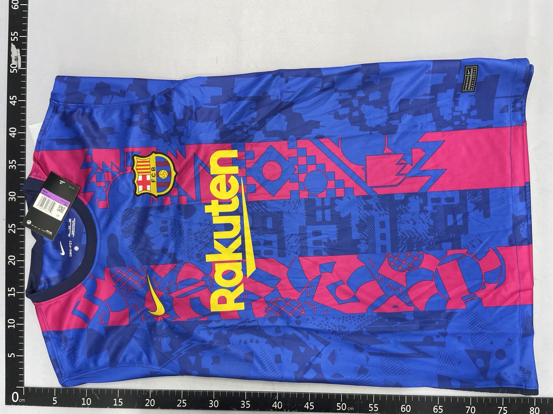 21-22 barcelona jersey barcelona short-sleeved retro football uniform pique de jong dembele busquets barca erke red and blue 4
